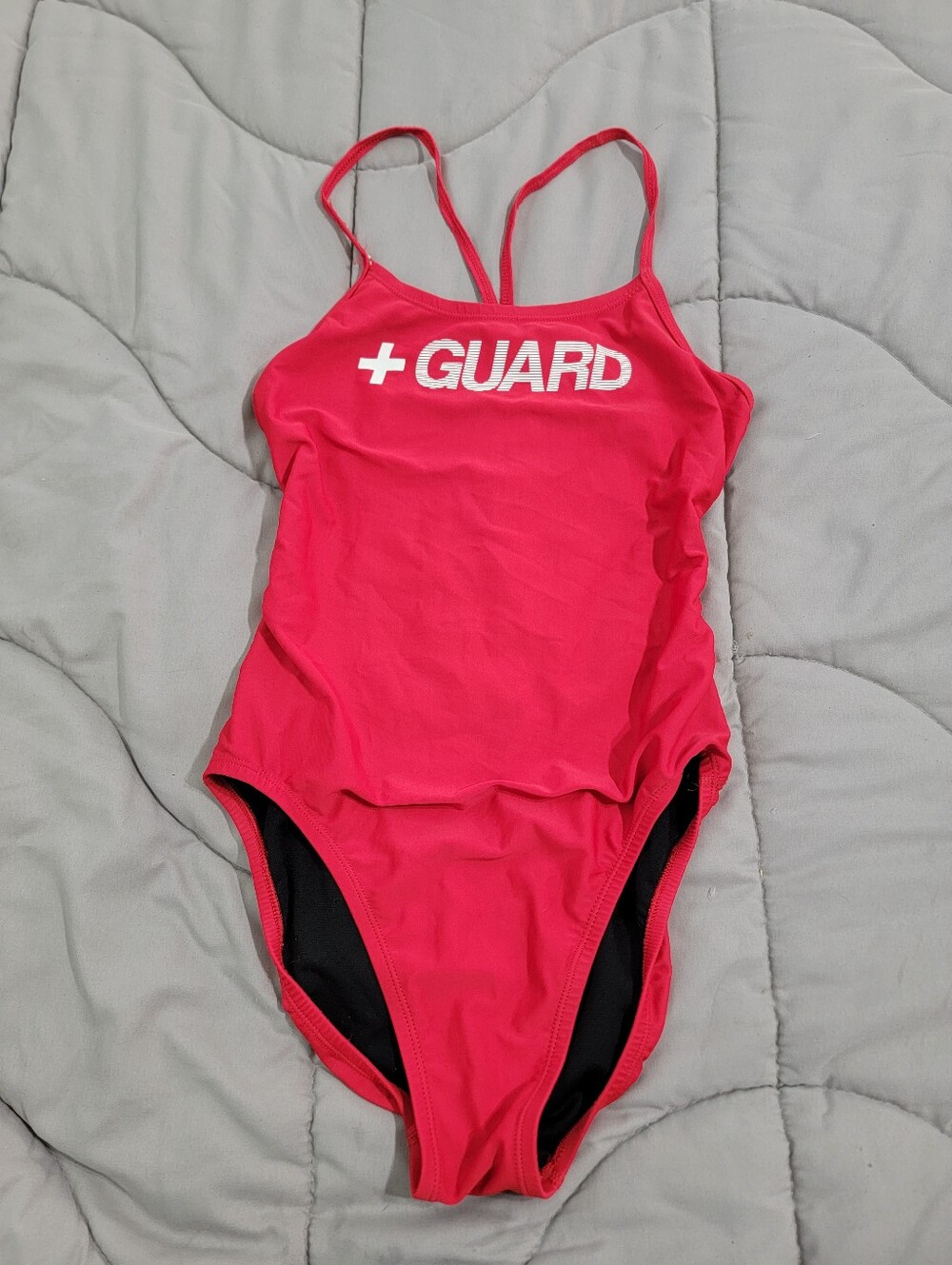 Nike Lifeguard One Piece Red Bathing Suit - Size 4